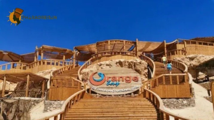 Orange bay Insel Hurghada Schnorchelexkursion