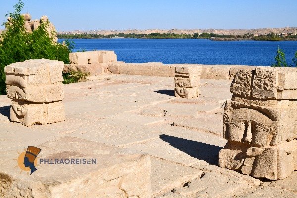 Philae-Tempel Nassersee Obelisken